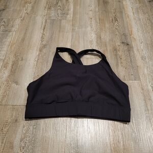 Fabletics Dri Fit Black Cross Back Max Support Sports Bra Women's Size XL